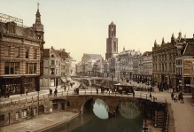 Vintage_fotobehang_Oudegracht_Utrecht_retro